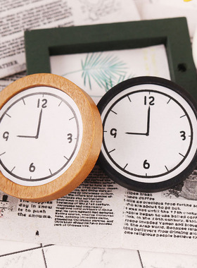 微缩食玩时钟迷你摆件12分bjd钟表ob11娃娃屋家居场景生活道具