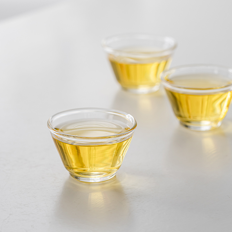 透明玻璃茶杯品茗杯单杯