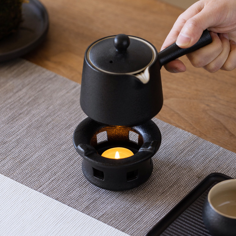 黑陶温茶器日式和风小烛台