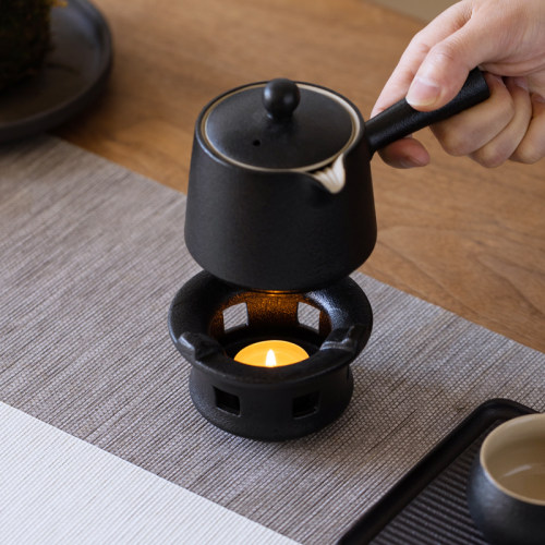 黑陶温茶器日式和风小烛台