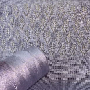 夏季7号蕾丝真丝棉丝光强捻不易散股手编短袖儿童宝宝棉线毛线团