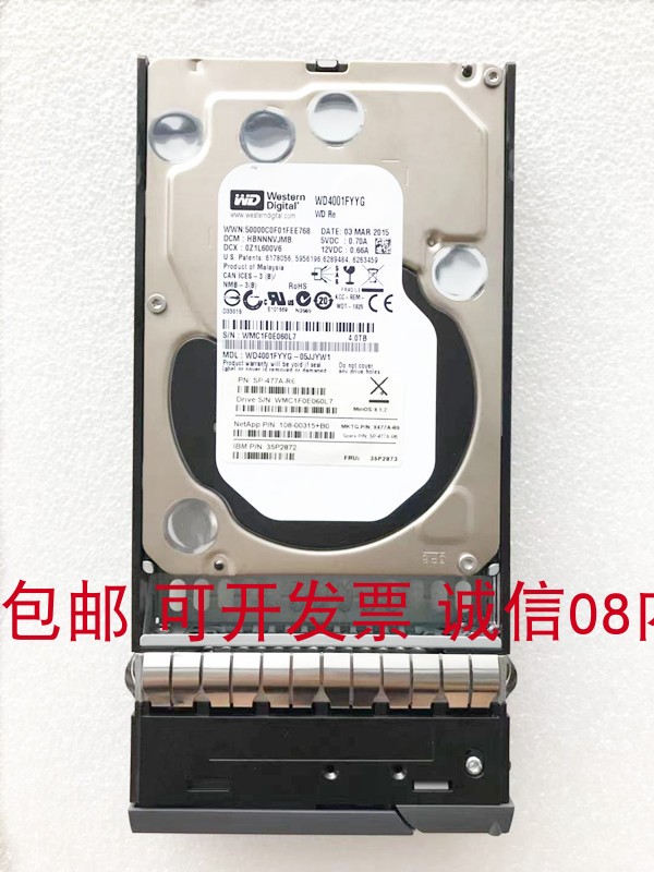 NetApp存储X477A-R6 4T SAS 3.5 7.2K硬盘FAS8020/8040/8060/8080