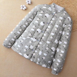 纯手工棉花棉袄冬季加厚居家棉衣棉服女士内胆外穿保暖妈妈秋冬装