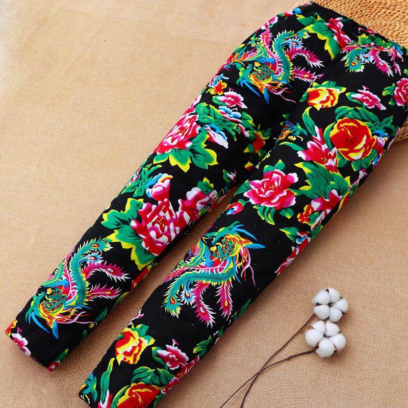 东北大花纯手工棉花棉裤男女冬季成人加厚高腰修身网红东北花棉裤,女装/女士精品,棉裤/羽绒裤,淘宝优惠券,粉丝福利购,淘宝优惠卷