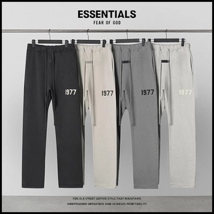 FOG复线1977直筒长裤ESSENTIALS美式潮牌休闲裤宽松束脚休闲卫裤