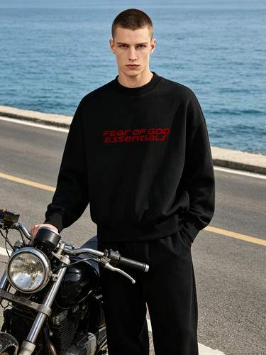 FOG FEAR OF GOD ESSENTIALS 秋冬新款字母印花圆领卫衣