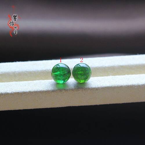 天然碧玺绿碧圆珠隔珠