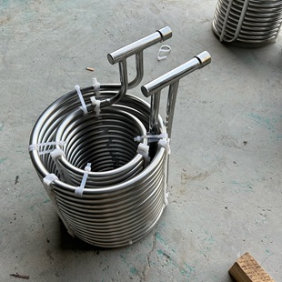 正SUS304 不锈钢盘管蒸发器换热器冷却器油水酒蒸气蒸发器制冷管