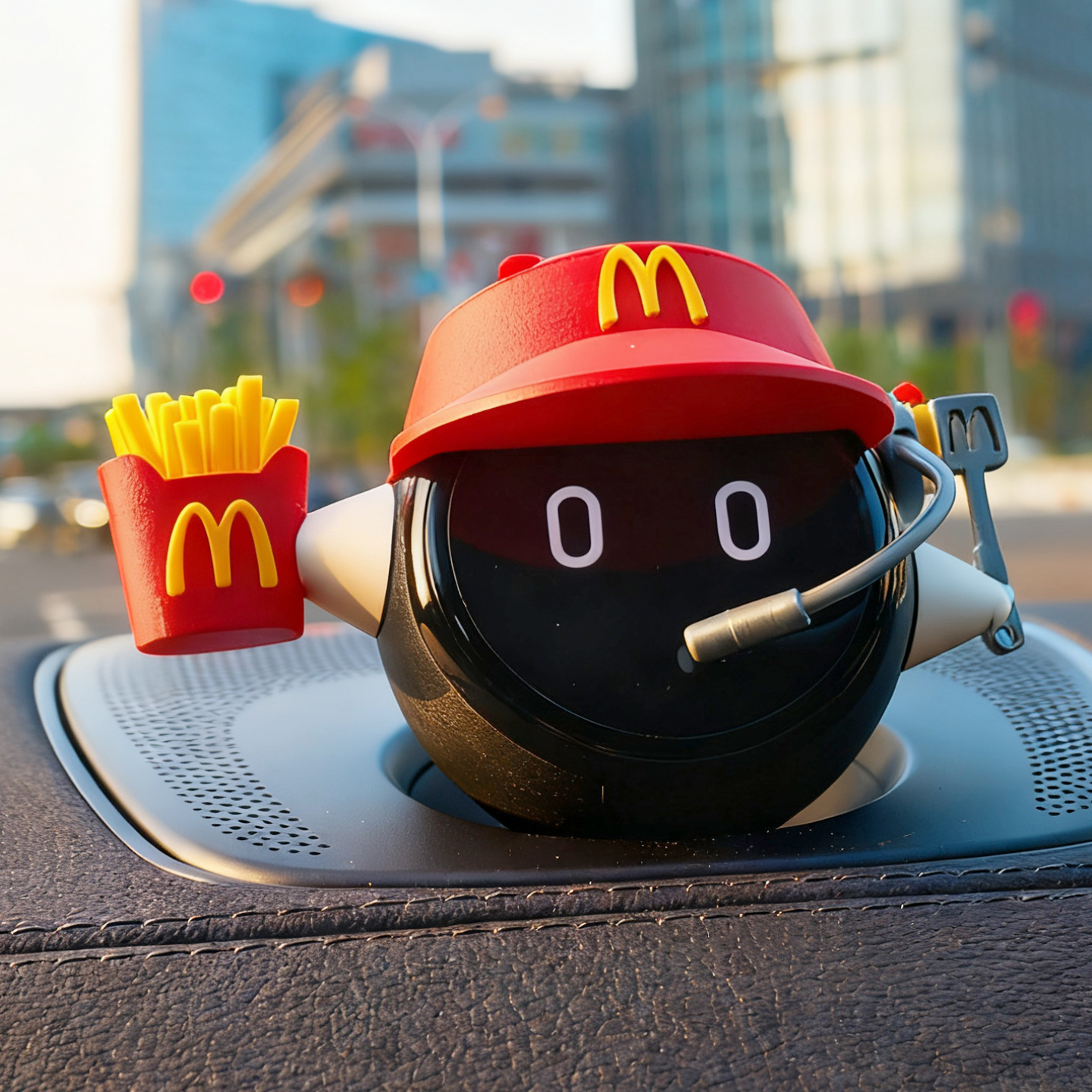 蔚来nomi帽子机器人头饰摆件