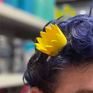 亚马逊热卖3D打印卡通cosplay国王排名小樱波吉个性立体皇冠边夹