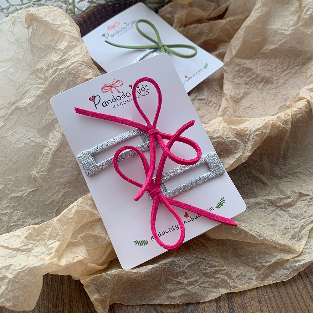 Pandodo 儿童小众粉色发夹 女童蝴蝶结花朵发饰发绳侧边发卡 新色,童装/婴儿装/亲子装,发饰,淘宝优惠券,粉丝福利购,淘宝优惠卷