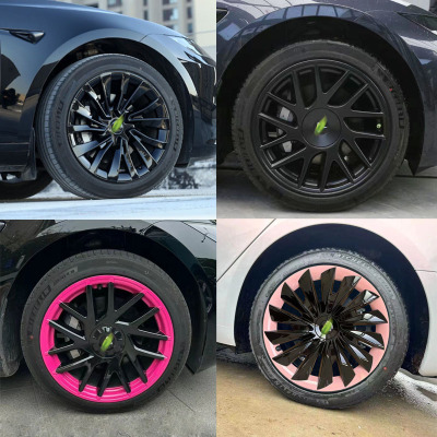 适用特斯拉ModelY3焕新版轮毂盖18寸圈19全包20保护罩改装配件丫