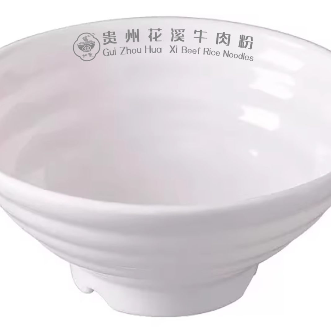 粉面碗免费设计LOGO定制仿瓷餐具拉面碗牛肉面粿条粉杂酱面碗大碗
