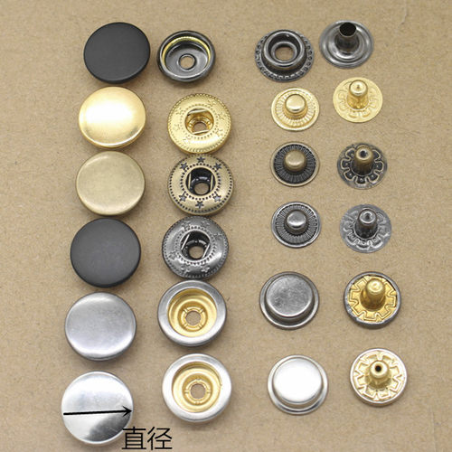 金属铜四合扣四件扣考羽绒服摁扣