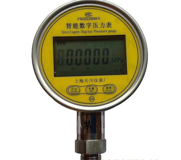 上海天川仪表 智能数显压力表 不锈钢高精度压力表 yb-100a