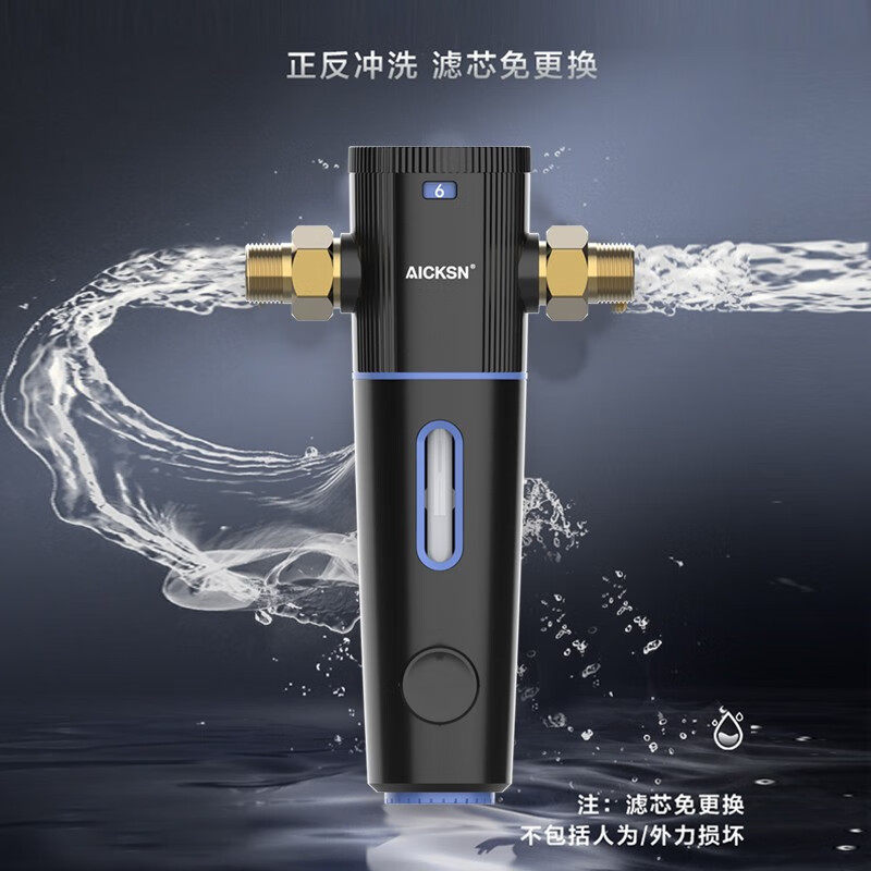 美国埃克森A200前置过滤器 自来水过滤泥沙铁锈杂质反冲洗过滤器