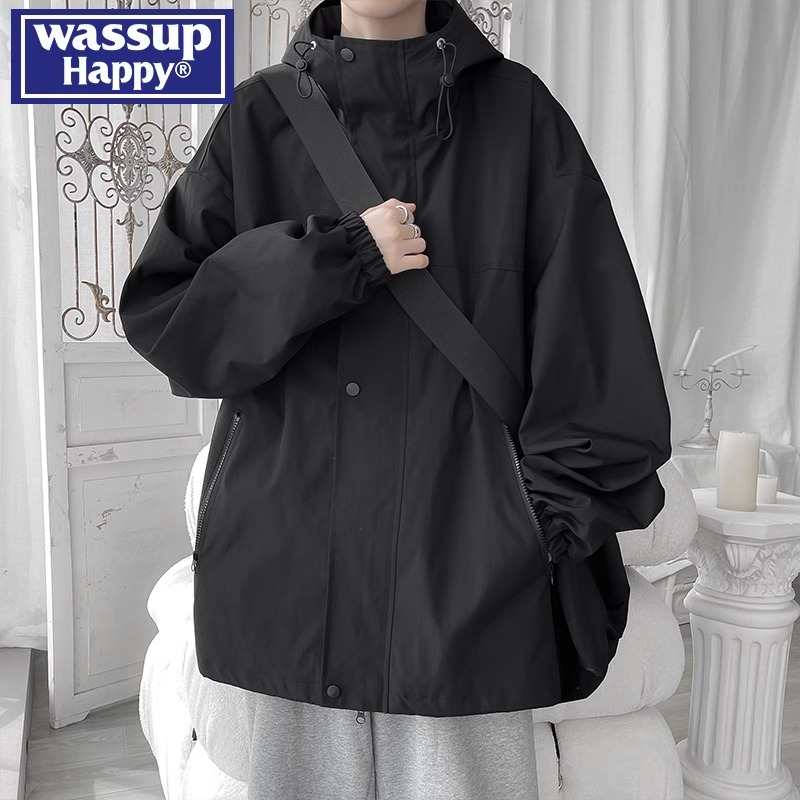wassuphappy潮流百搭夹克男
