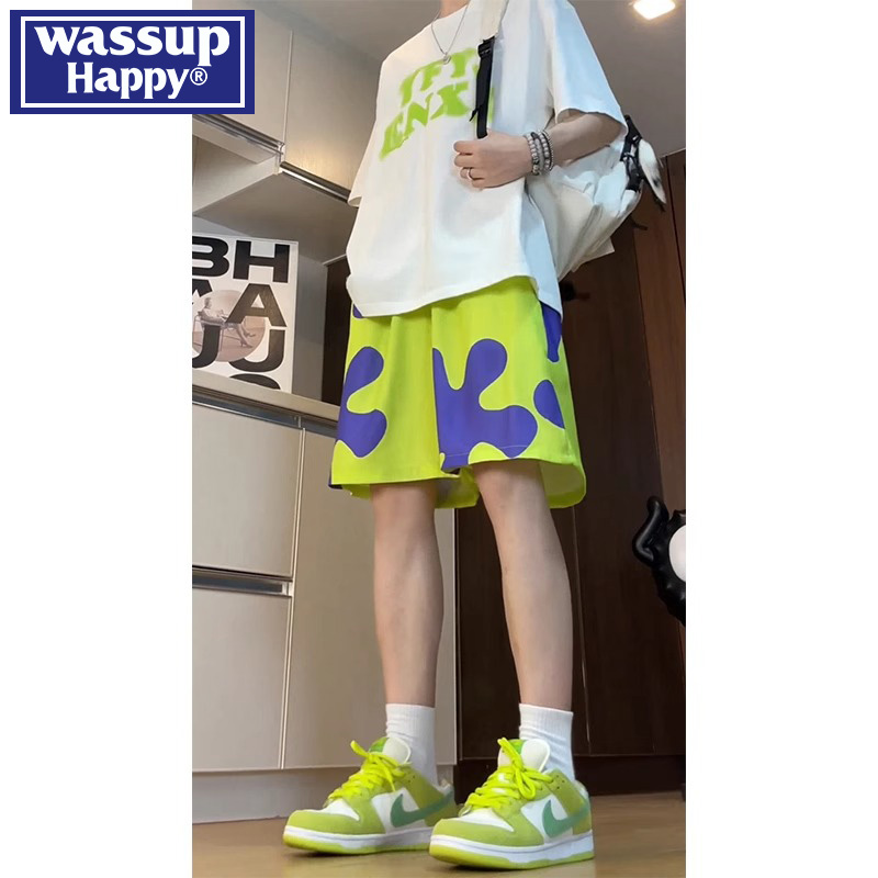 wassuphappy潮流休闲短裤
