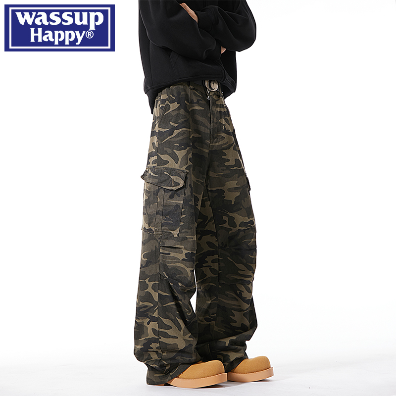 wassuphappy潮流休闲裤男
