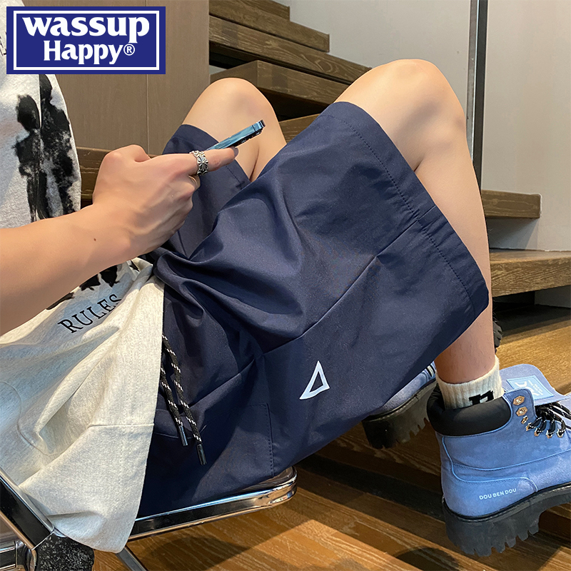 wassuphappy潮流休闲短裤男