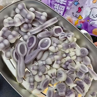 蜡网红爆款腊爆浆瓶夹心平蜡糖儿童糖果零食 香芋口味蜡皮批发