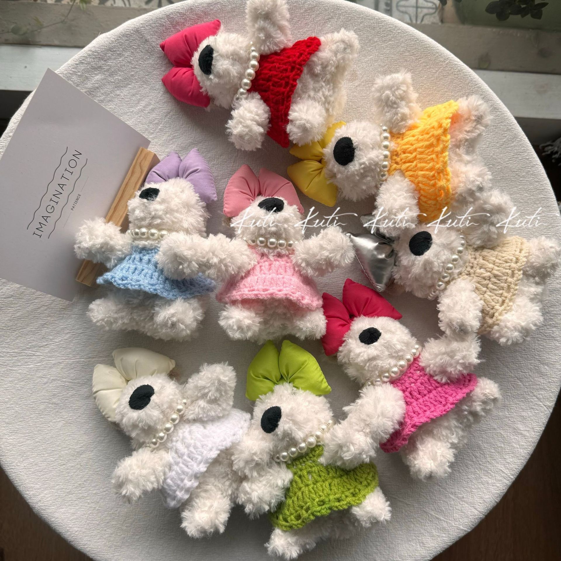 可爱西高地小狗挂件毛绒公仔包包挂饰高级玩偶钥匙扣背夹送礼物,服饰配件/皮带/帽子/围巾,包挂件,淘宝优惠券,粉丝福利购,淘宝优惠卷