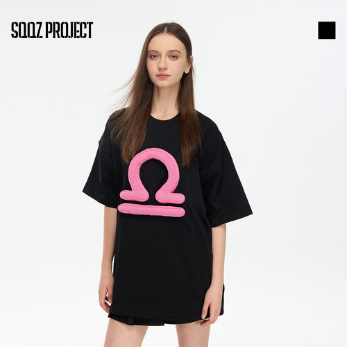 SQQZ新款320G十二星座短袖T恤