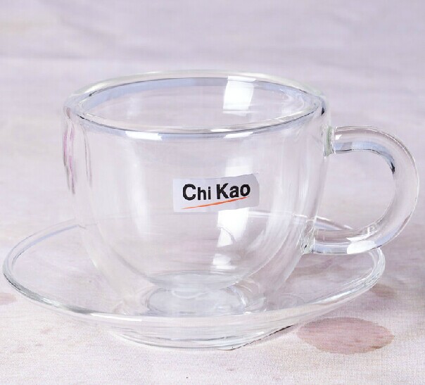 耐热玻璃茶具双层咖啡杯