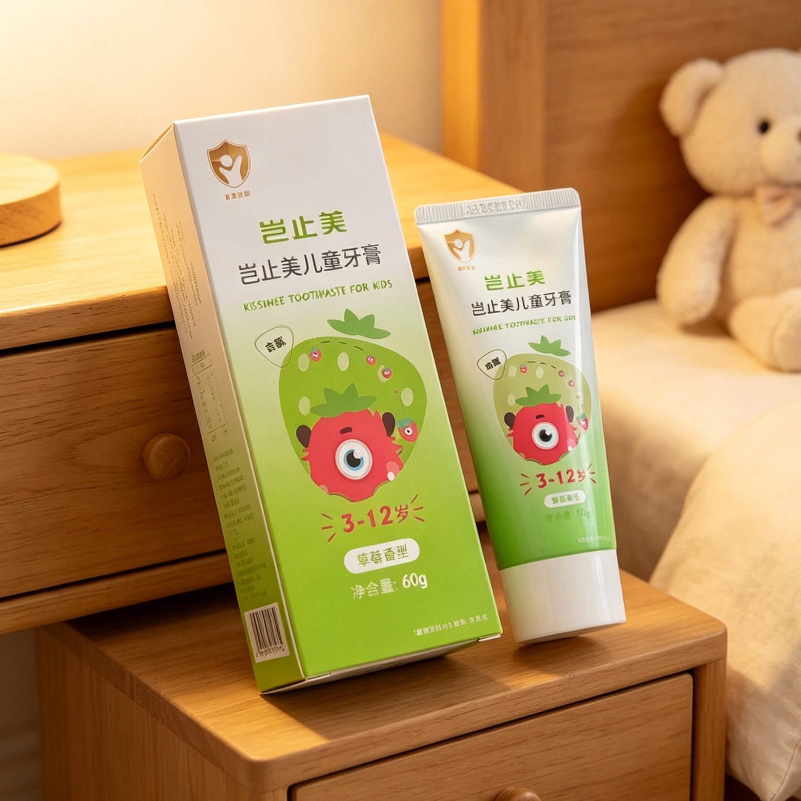 岂止美儿童低氟防蛀护齿牙膏
