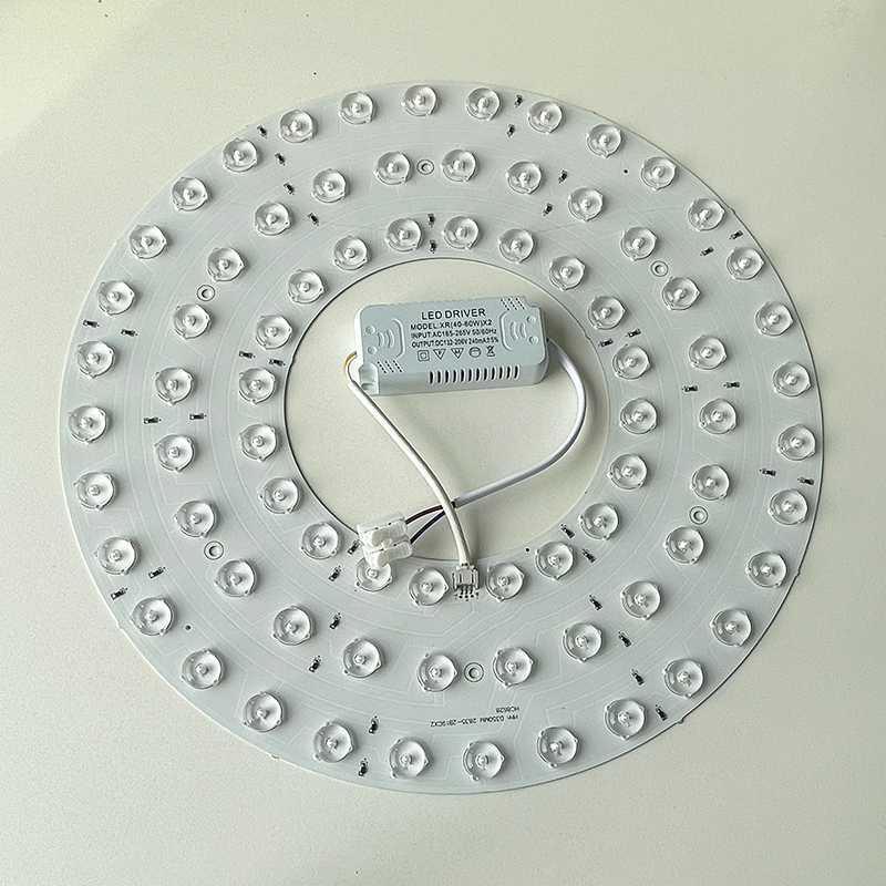 led吸顶风扇灯芯改造圆形48W家用灯板珠贴片高导热光源铝基板热销