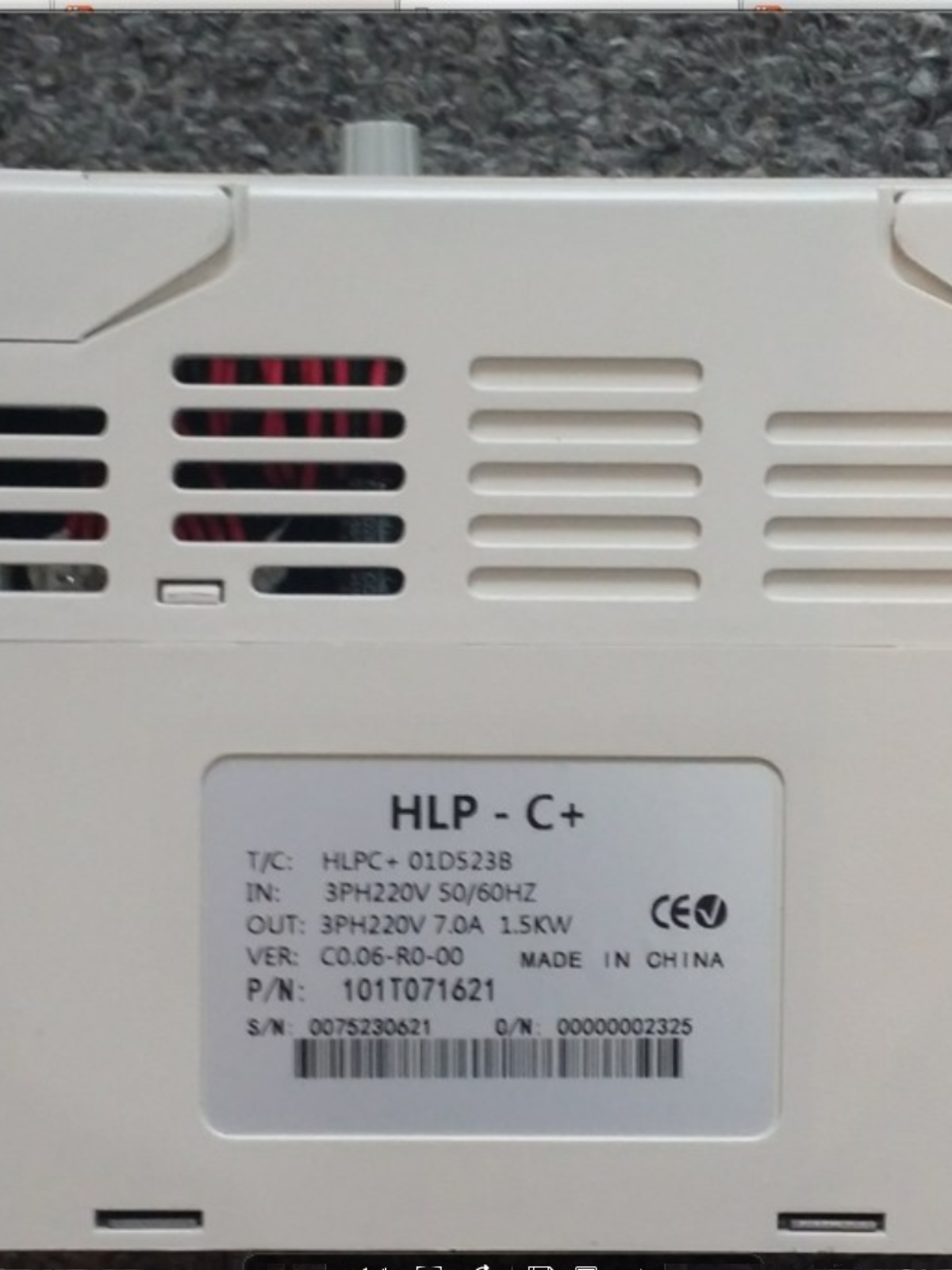 海利普变频器HLPC0D7523B 075KW220V（完全替代海利普）