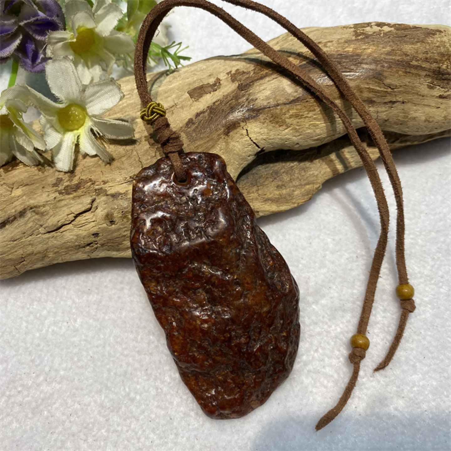 黄白河磨玉原石手把件和田玉籽料