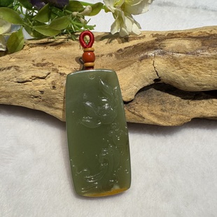 和田玉析木河磨玉荷花吊坠手把件手镯手串原石原料摆件黄白老玉岫