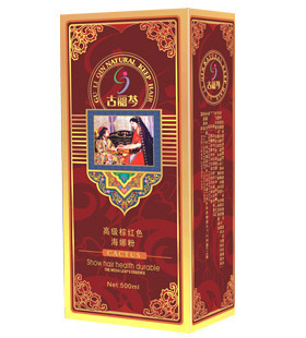 新疆正品古丽芩纯植物海娜粉棕红色 遮盖白发 满3盒包邮