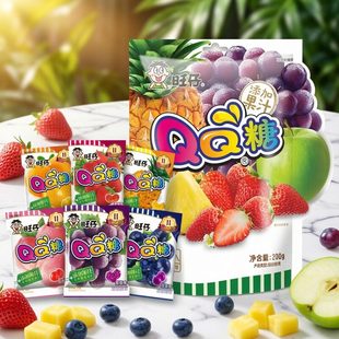 【活动专属】旺旺旺仔QQ糖200g果汁软糖糖果休闲解馋零食分享装