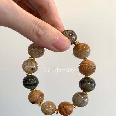 张舍利Jewelry.【幻影千叠】原创千层幽灵手串（109477）全新