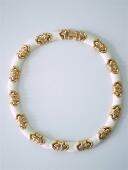 ARIA 夸张高级感项链 s白珐琅项圈VTG中古风宽版 CLASSICS