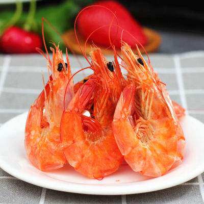烤虾碳烤原味小号烤虾干即食干货海鲜孕妇淡盐低脂零食4--6厘米