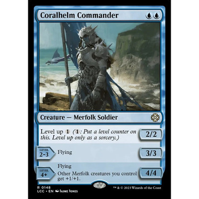万智牌 珊瑚盔指挥官 Coralhelm Commander LCC 英文平卡 金