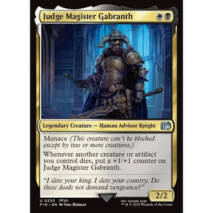 【北境卡牌】万智牌 最高审判者加布蓝斯 Gabranth FIN 英文平/闪