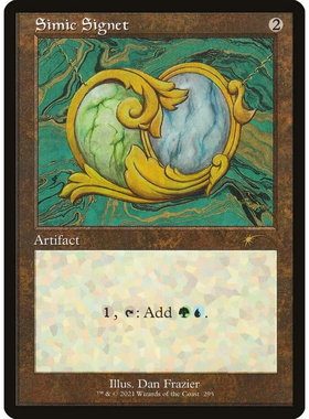 【北境卡牌】万智牌 析米克印记 Simic Signet SLD 英文平卡 金