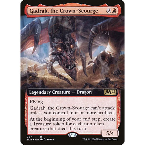 万智牌 戴冠祸害加札克 Gadrak, the Crown-Scourge M21 英文扩画