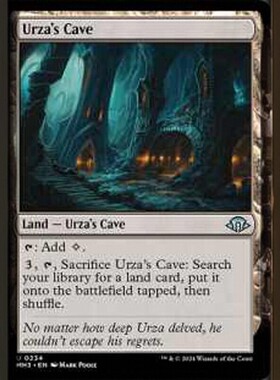 万智牌 MH3 克撒的洞窟 Urza's Cave 中/英文 平/闪卡 银