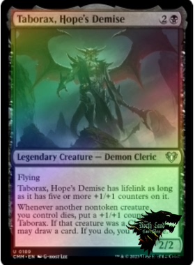 万智牌 葬望魔塔博锐Taborax, Hope's Demise英文闪CMM指挥官大师