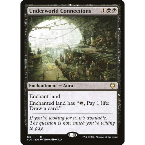 万智牌 地底城系绊 Underworld Connections VOC 中/英文平卡 金