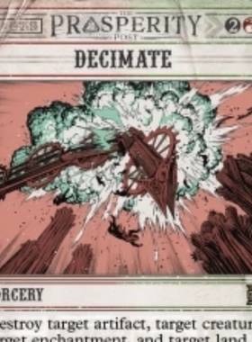 万智牌 光雷驿镖客 OTP 摧残 Decimate 英文/简中日印平卡 金