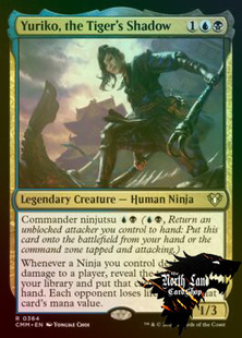 万智牌 虎影百合子Yuriko, the Tiger's Shadow英文平闪 CMM 美印