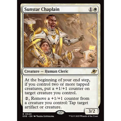 【北境卡牌】万智牌 辉星连教士 Sunstar Chaplain EOE 英文 金