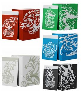 【北境】丹麦龙盾双层双色牌盒万智牌宝可梦游戏王80+/100+带隔板