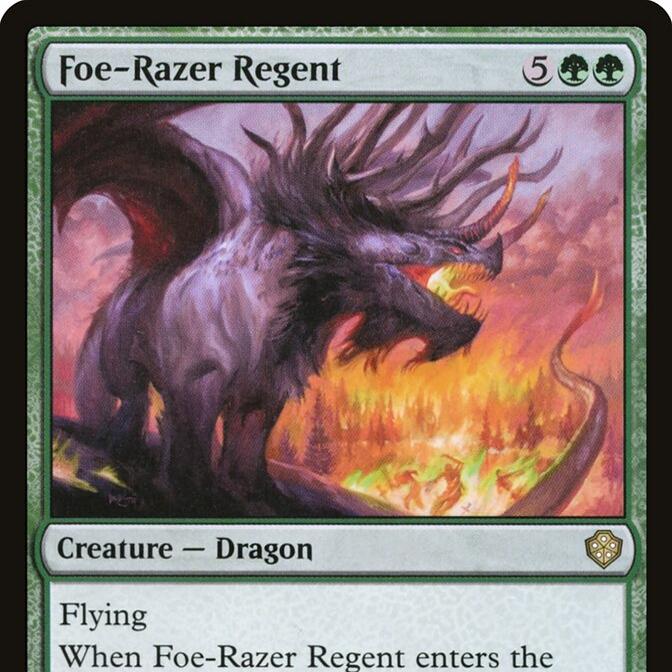 万智牌焚敌龙侯SCD英文平卡金